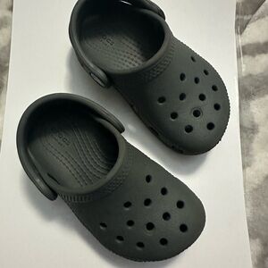 CROCS Toddler Dark Gray Clogs